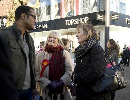 Harriet Harman in Swindon