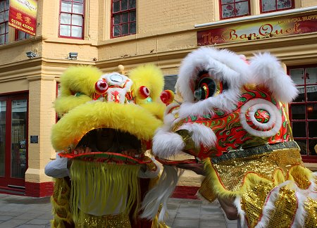 Banquet Restaurant Swindon Lion Dancing