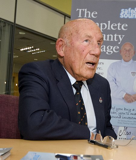 Stirling Moss in Swindon