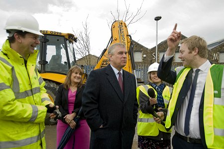 Prince Andrew at UTC Swindon