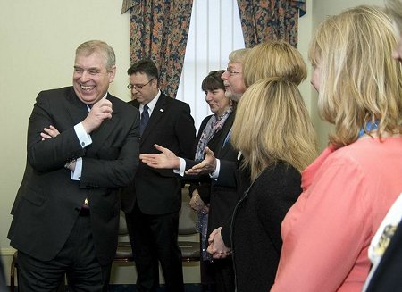 Prince Andrew at Swindon UTC