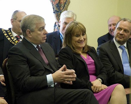 Prince Andrew at Swindon UTC