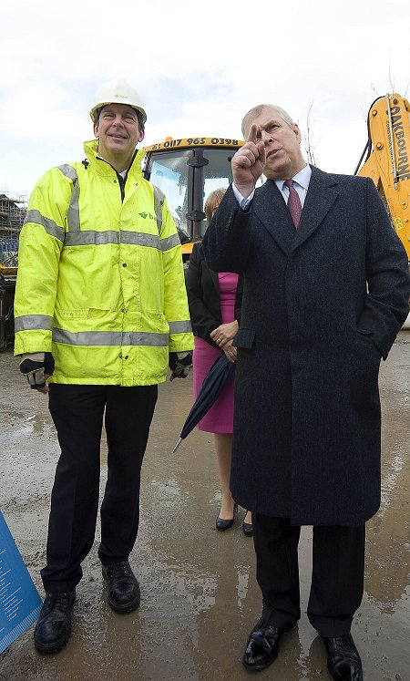 Prince Andrew at Swindon UTC