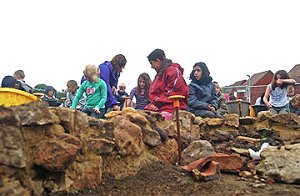 History Lesson At Excavations, Swindon