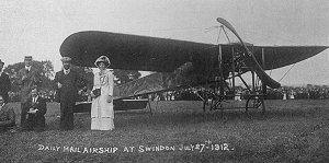 The first plane to land in Swindon - 27 July 1912