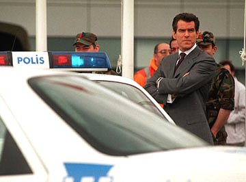 Pierce Brosnan in Swindon