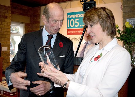 Duke of Kent at Swindon 105.5