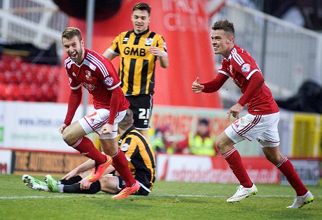 Andy Williams scores for Swindon Town