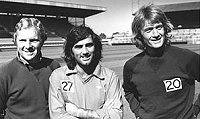 George Best and his Fulham team-mates