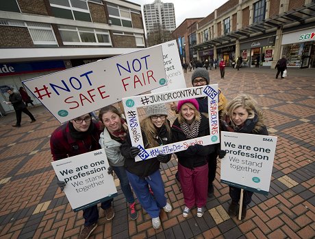 Doctor's strike Swindon