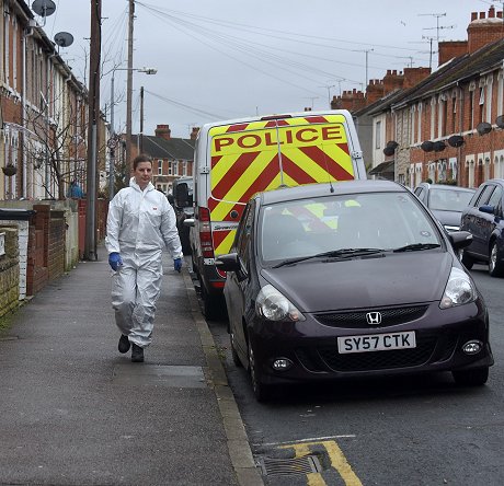 Christopher Halliwell house search in Broad St, Swindon