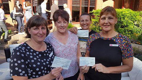 Swindon Rotary Charity Ball cheque Presentation 2017