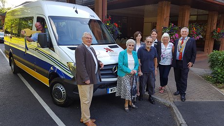 Swindon Rotary Charity Ball cheque Presentation 2017