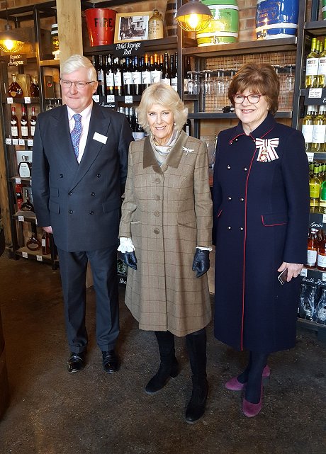 HRH The Duchess of Cornwall, Camilla at Arkells Brewery 30 January 2018