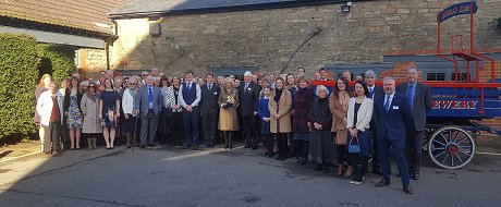 HRH The Duchess of Cornwall, Camilla at Arkells Brewery 30 January 2018