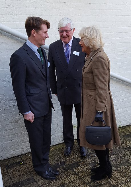 HRH The Duchess of Cornwall, Camilla at Arkells Brewery 30 January 2018