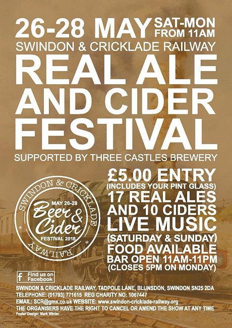 Beer & Cider Festival Swindon & Cricklade Railway