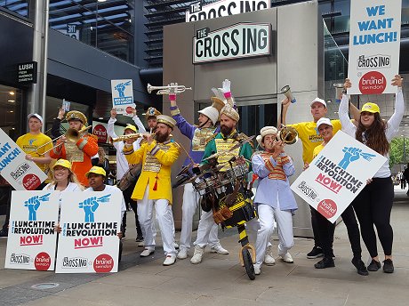 Lunchtime Revolution in Swindon town centre