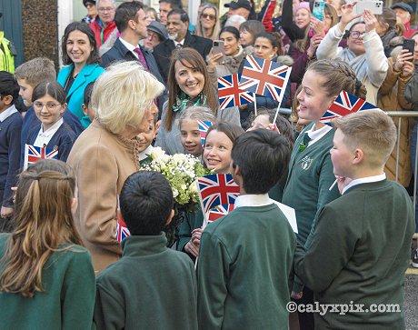 Queen Camilla in Swindon