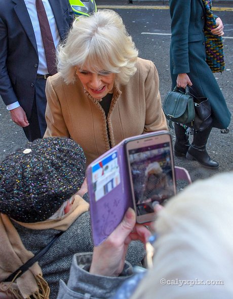 Queen Camilla in Swindon