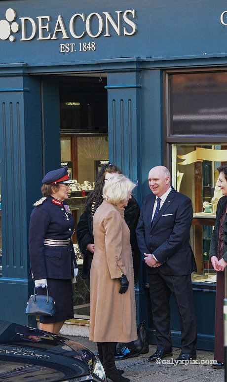 Queen Camilla in Swindon