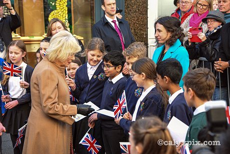 Queen Camilla in Swindon