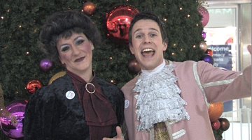 Panto stars from Cinderella