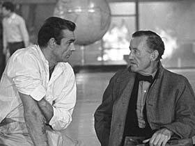 Ian Fleming and Sean Connery