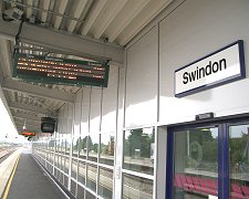 Train station in Swindon