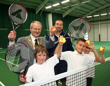 David Lloyd officially opens