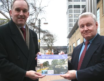 Rod Bluh and Tom Sharnock in Swindon