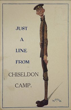 Chiseldon Camp postcard