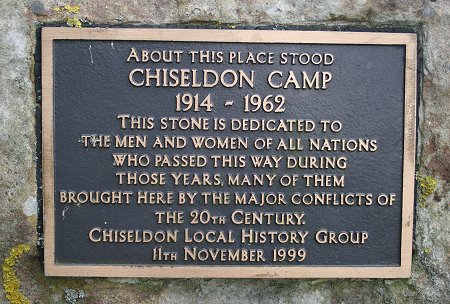 Chiseldon Camp memorial stone, Swindon