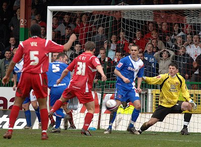 Swindon v Carlisle Simon Cox Scores