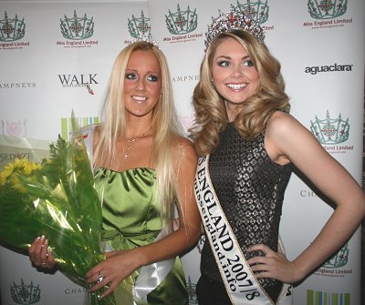 Miss Swindon, Becky Coles and Miss England, Georgia Horsley