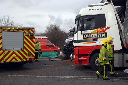 A419 Swindon lorry crash 25 March 2008