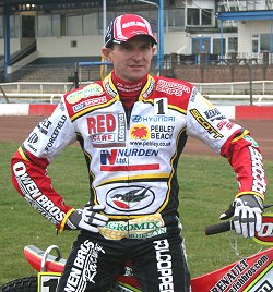 Swindon Robins Speedway star Leigh Adams