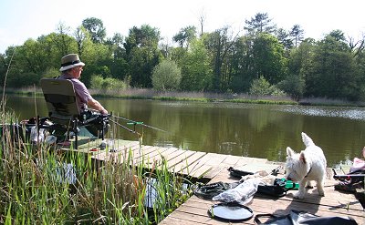 Stanton Park Swindon Milo and Fisherman