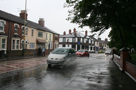 Rainy Swindon 26 May 2008