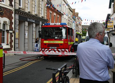 Fire at Mackenzies in Swindon