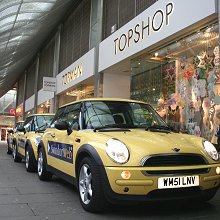 SwindonWeb minis in Swindon town centre