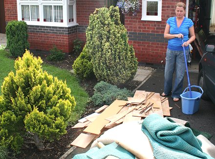 Floods in Swindon July 2007