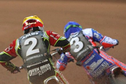 British Speedway GP with Swindon Speedway's Leigh Adams