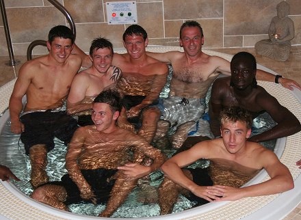 Swindon Town boys get pampered at The Retreat in Swindon