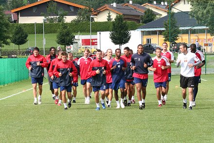 Swindon Town Football Club in Austria pre season