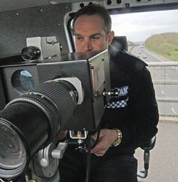 Speed cameras on the M4