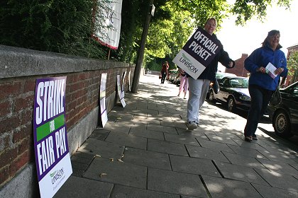 Swindon Council Strike 16 July 2008