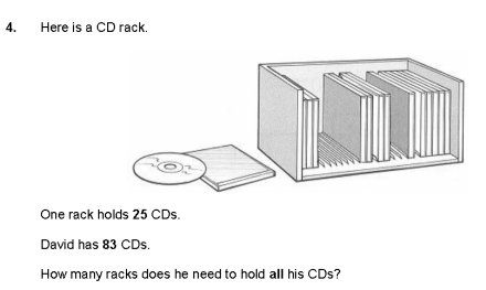 SATS example question