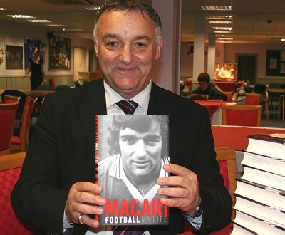 Ex-Swindon Town manager Lou Macari in Swindon