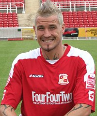 Swindon Town's Lee Peacock